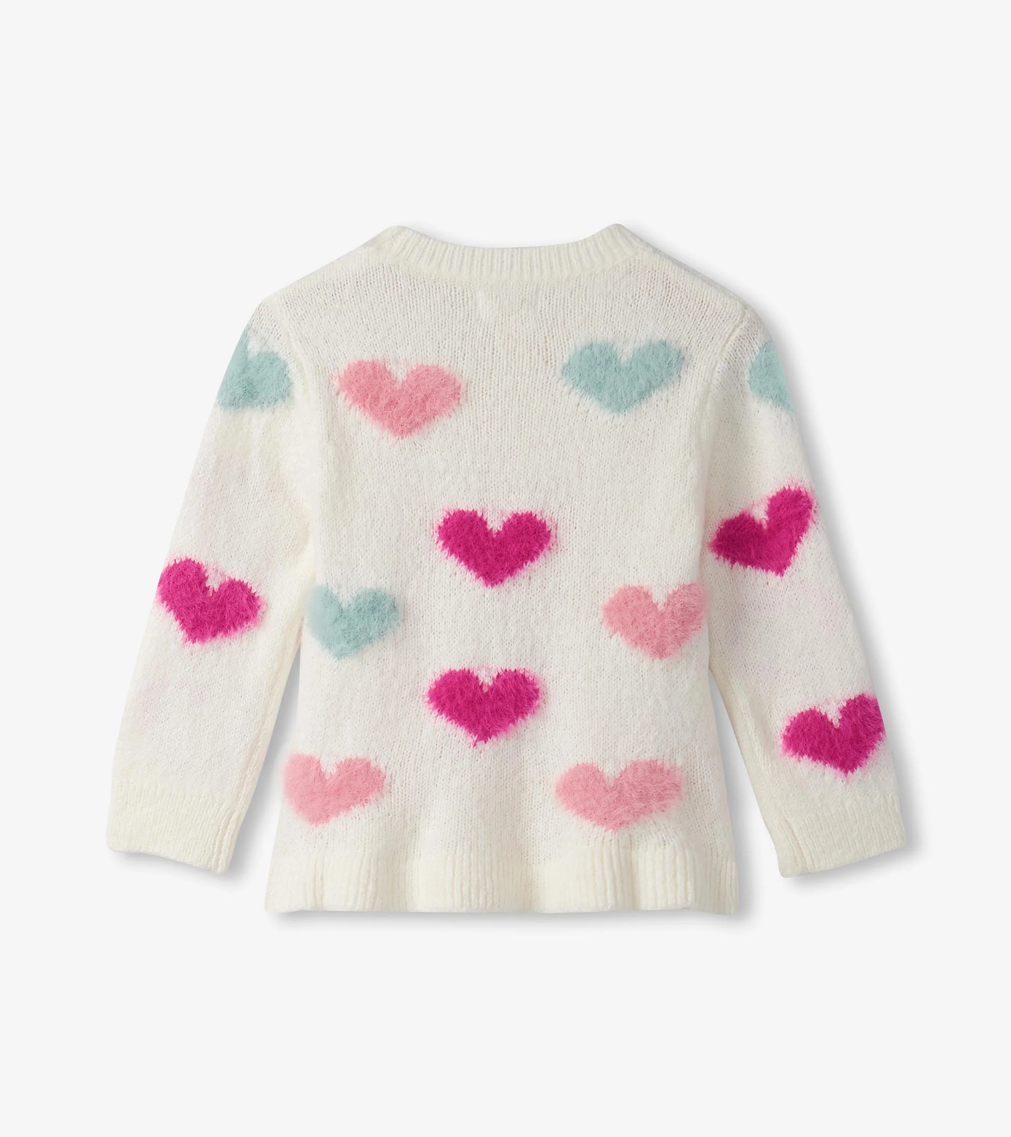 Baby & Toddler Girls Precious Hearts Pretty Sweater - Image 2