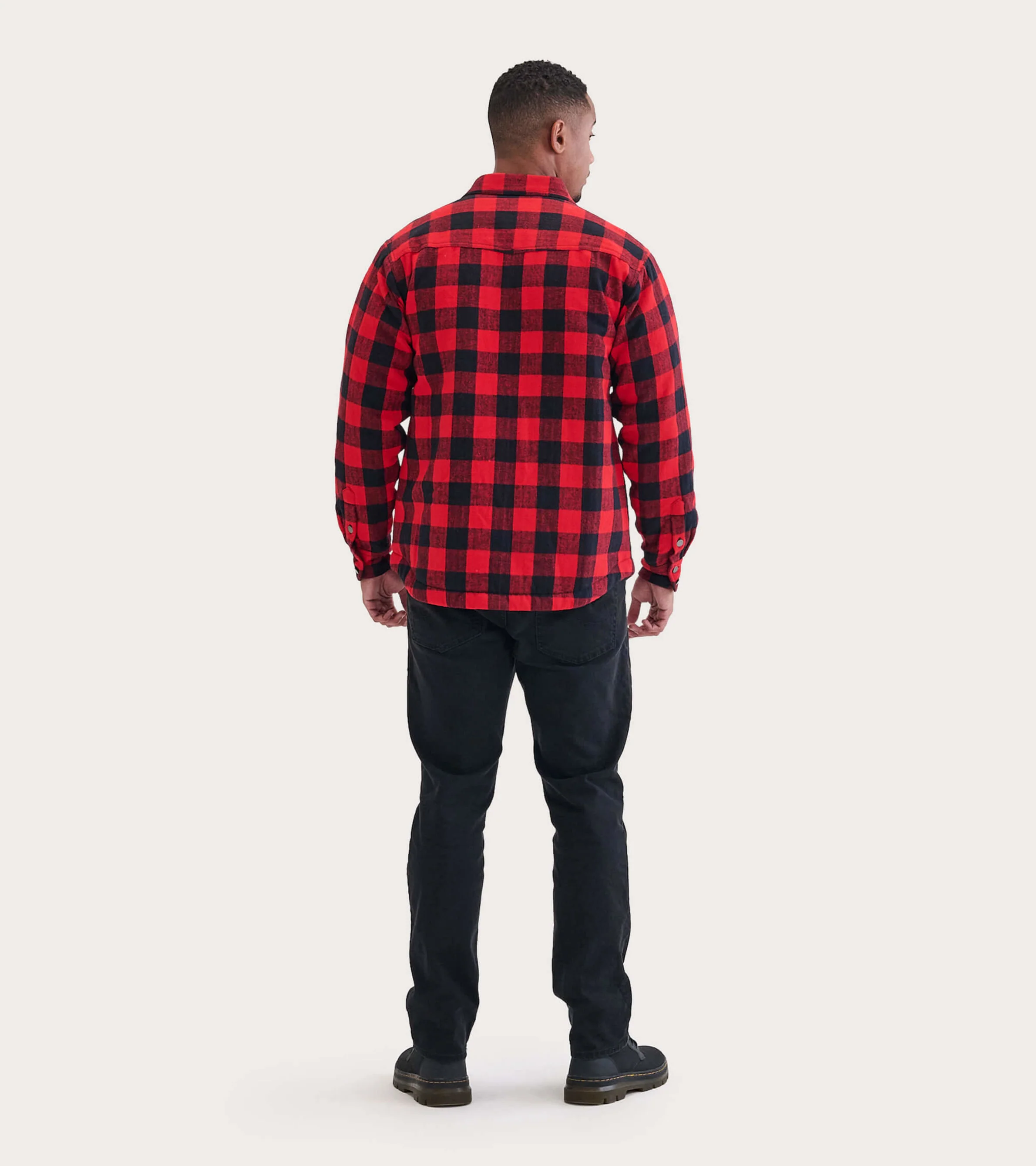 Buffalo Plaid Heritage Men's Quilted Jacket - Image 4