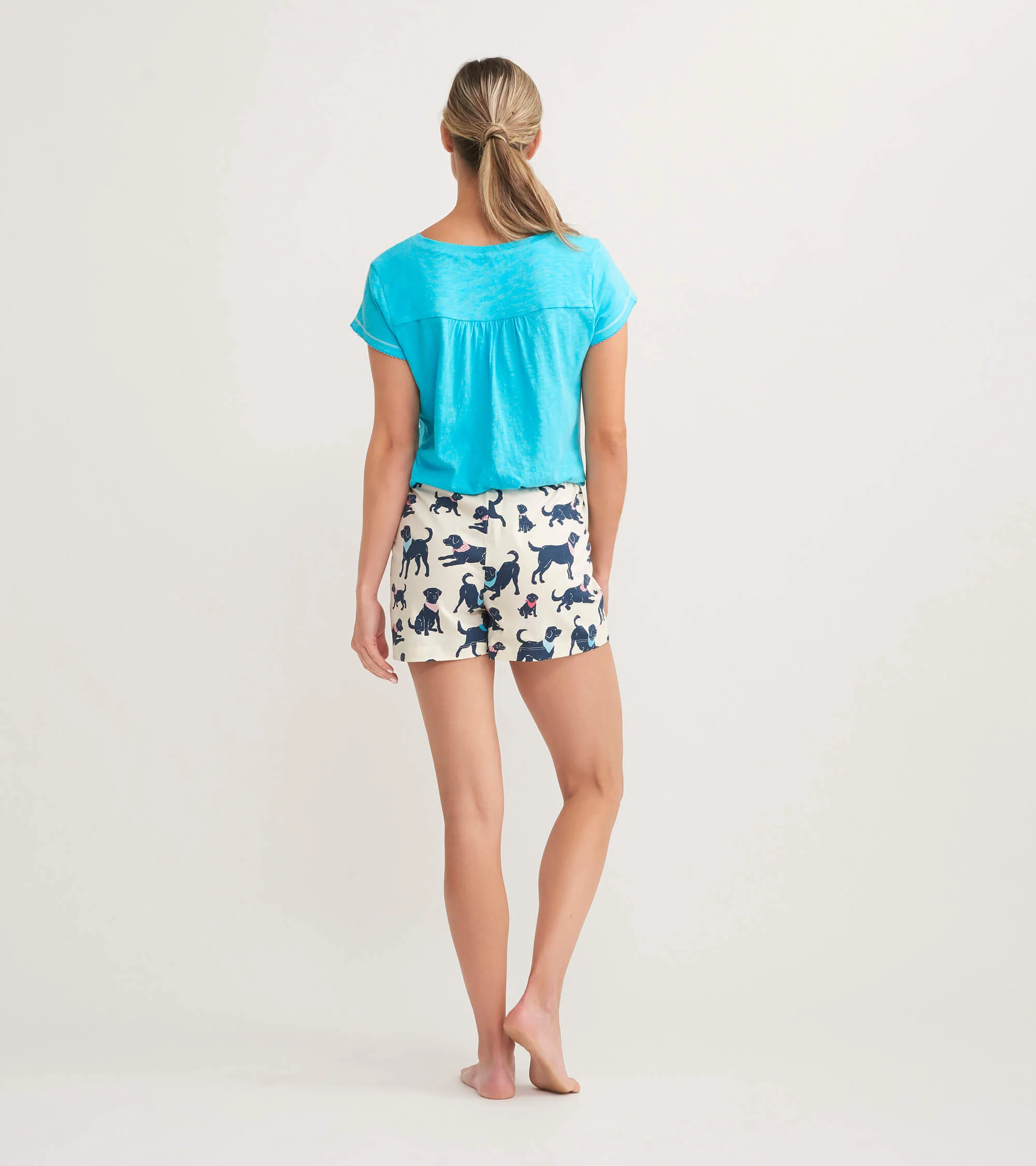 Dog Mom Women's V-Neck Tee - Image 4