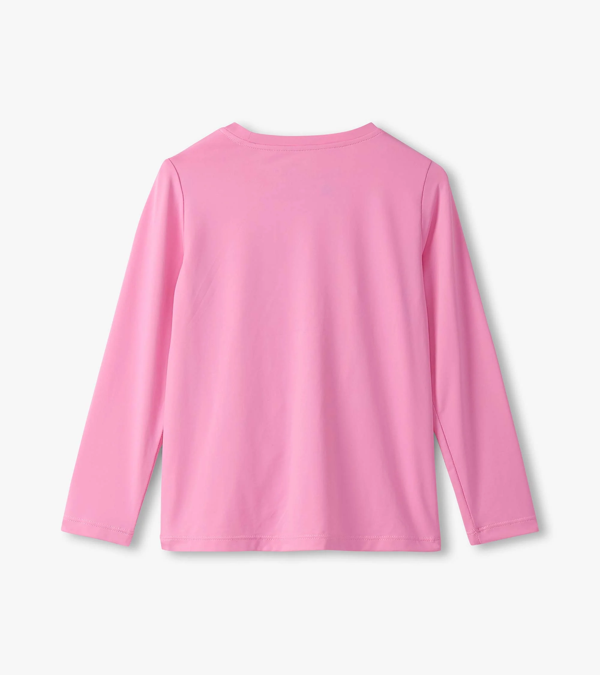 Girls Fuchsia Pink Gathered Front Top - Image 2